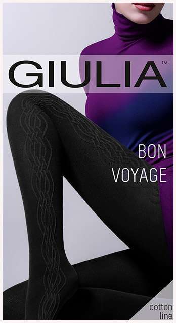 Колготки жіночі з візерунком GIULIA Bon Voyage 200 model 3